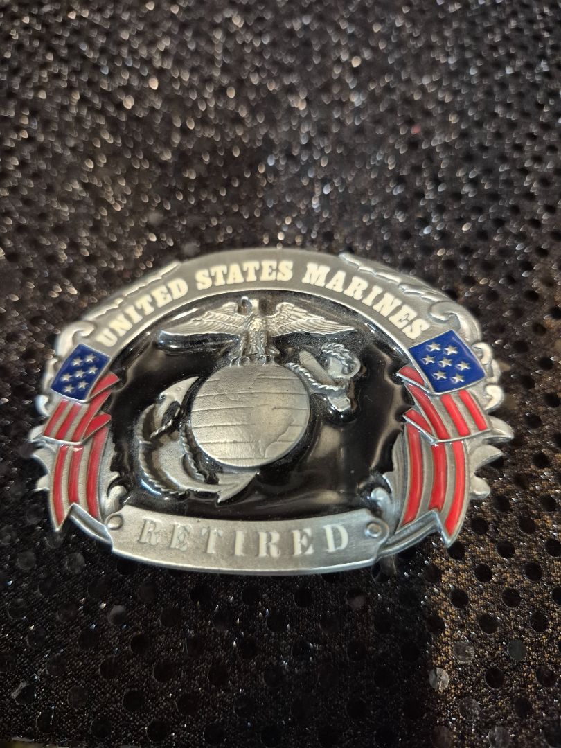 USMC United States Marine Corps Belt Buckle