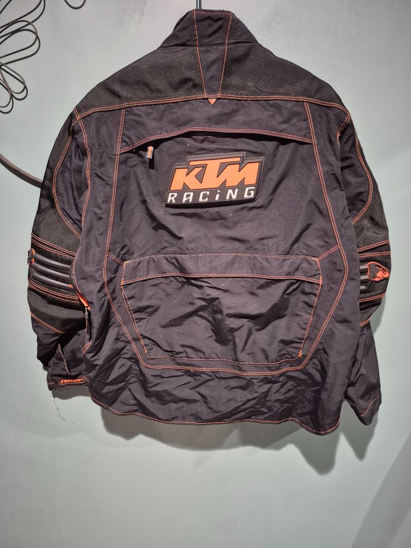 KTM Racing Large Black/Orange Men's Motorcycle Jacket