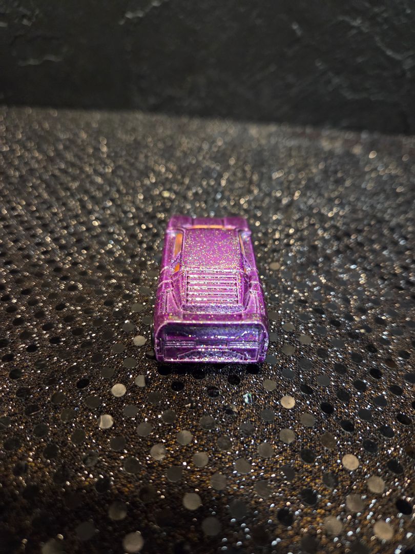 Hot Wheels 1990 Prototype of Zender Fact 4 Purple and Orange car