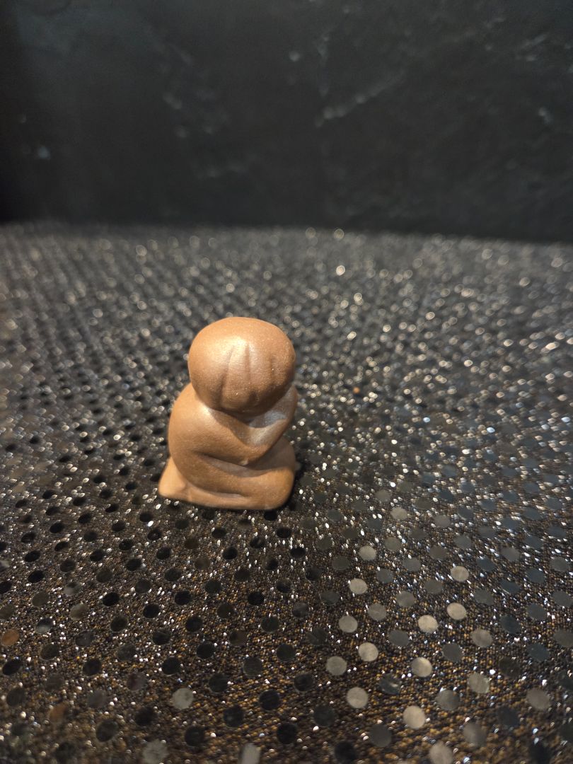 Small Praying Child Abstract Sculpture