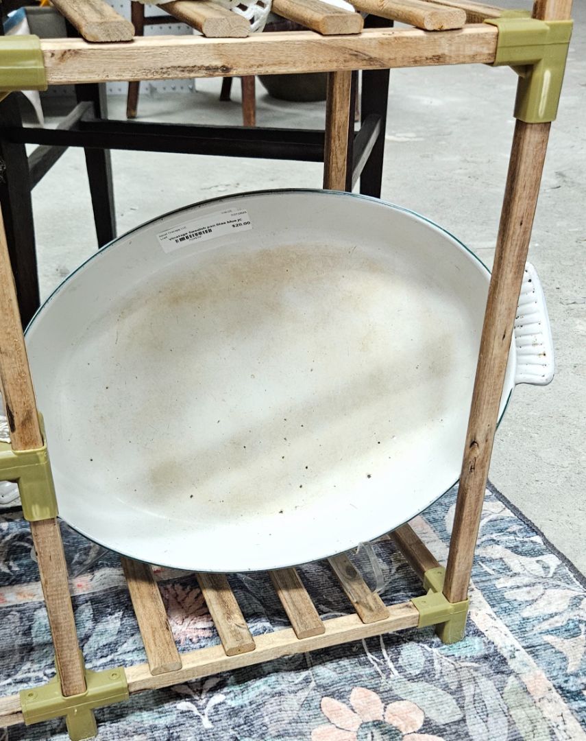 Vinatage Swedish pan litee blue JC