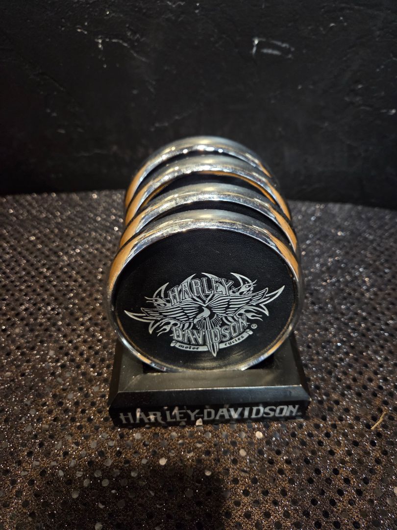 Vintage Harley Davidson Coasters set