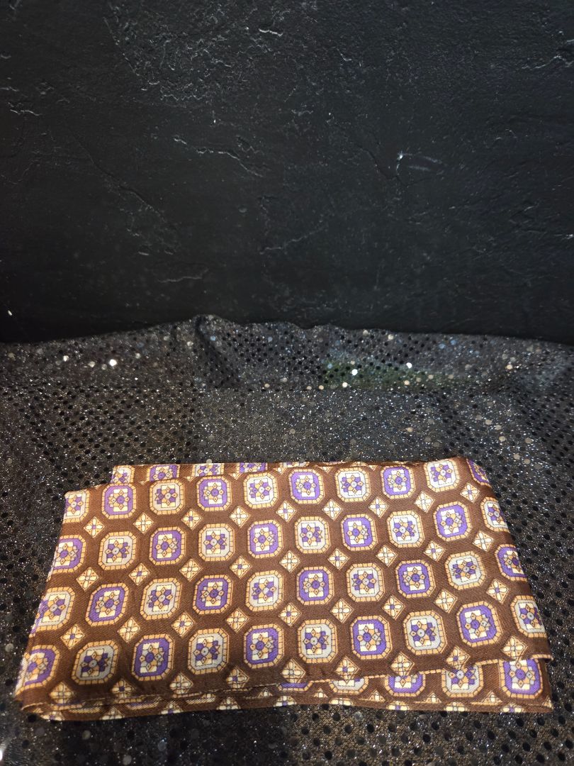 Scarf Brown and Purple