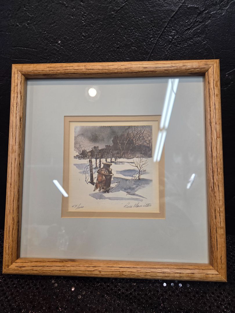 Russ Hamilton Oil Drum Water Color
