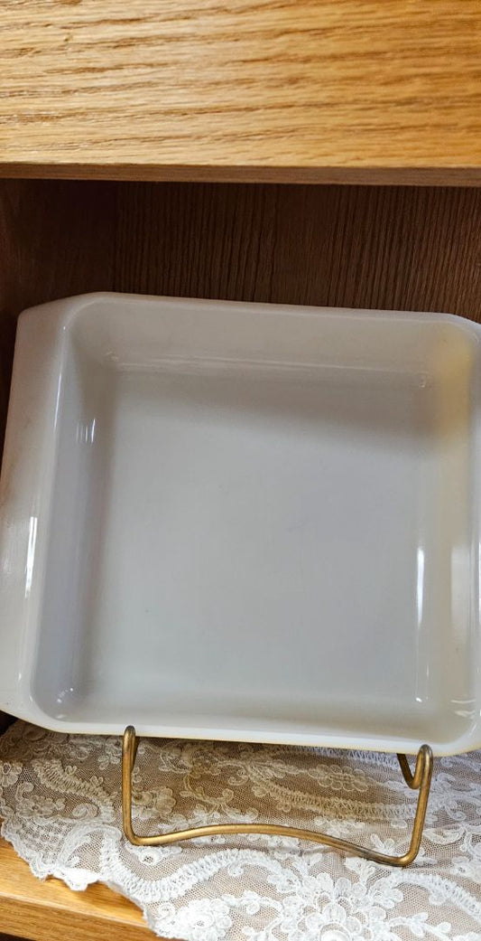 Vintage Pyrex brownie pan Yellow LR