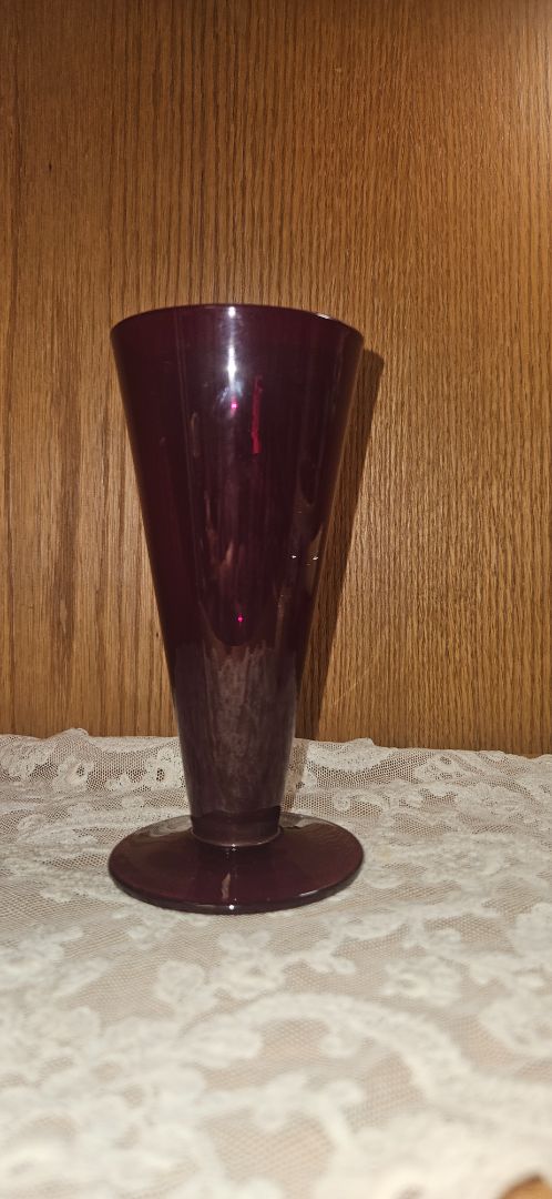 williamsburg Vintage Ruby red shrub glass