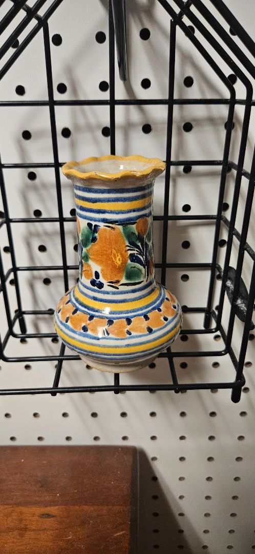 Vintage Talavera bud vase