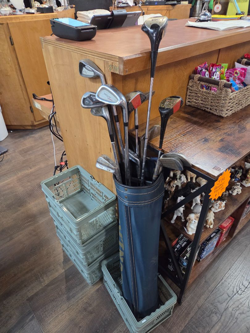 Golf Bag and Clubs