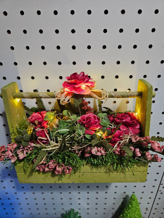 Roses Basket of flowers Fairy Lights, Small