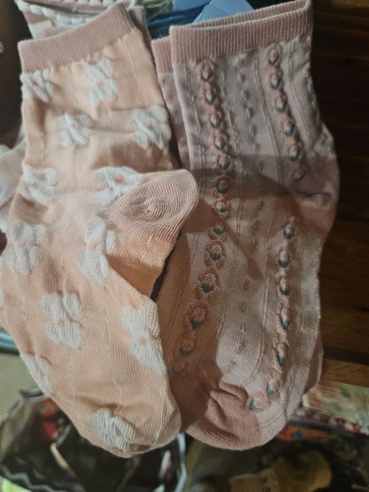 Varies Lace socks, Small