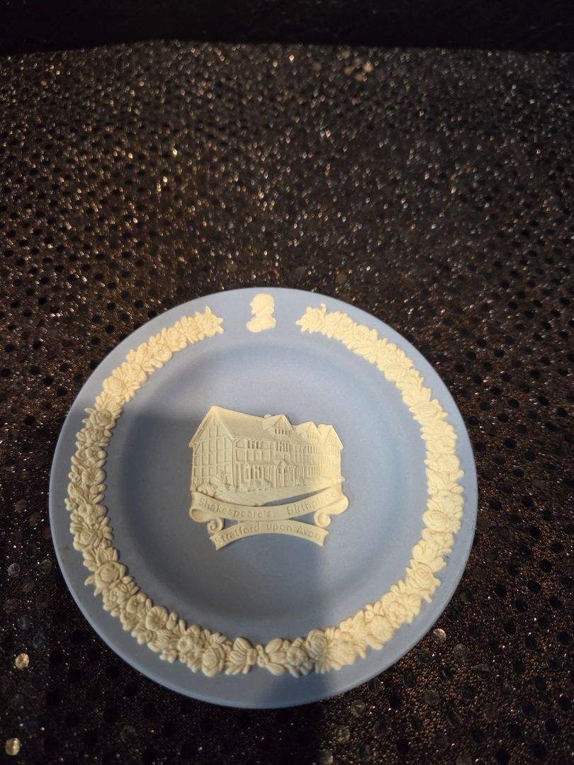 Wedgwood Shakespeares Birthplace Jasperware Dish