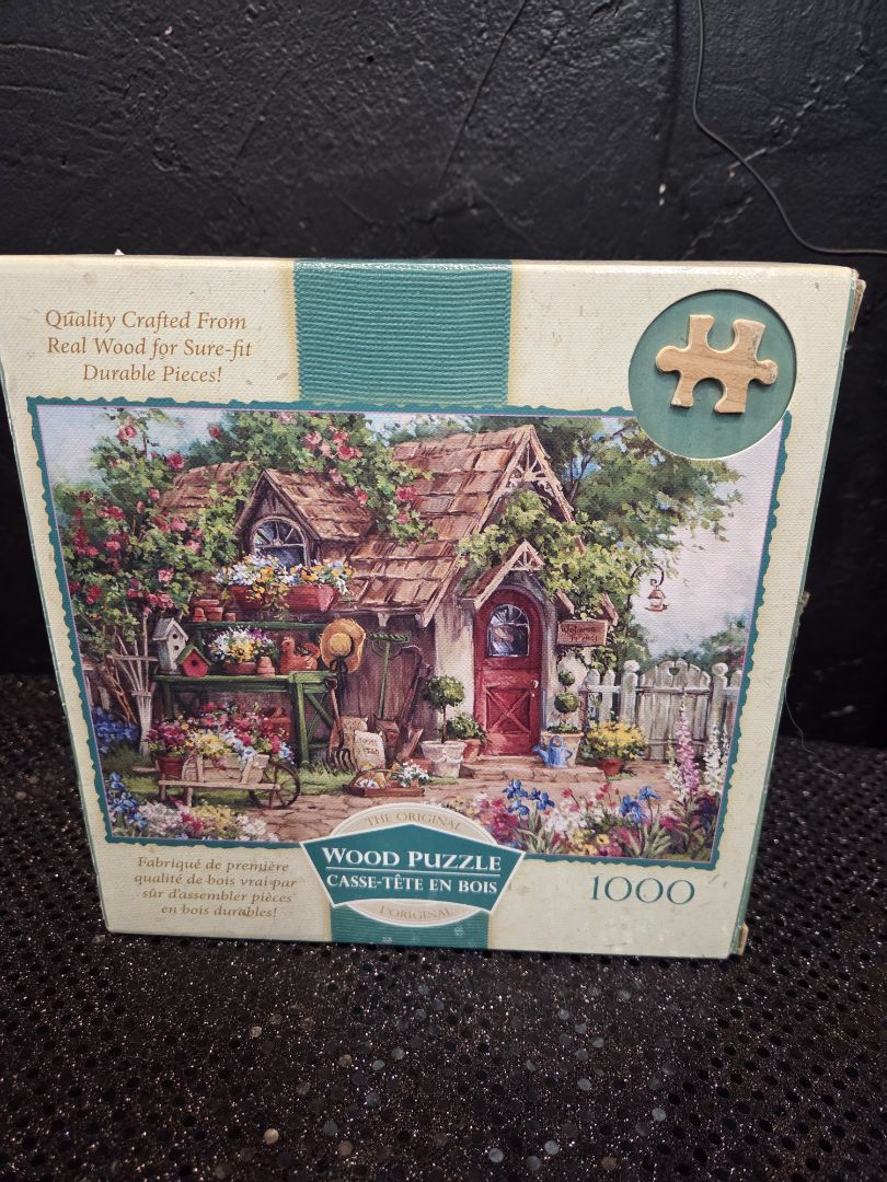 Gardener's Haven Wooden Jigsaw puzzle