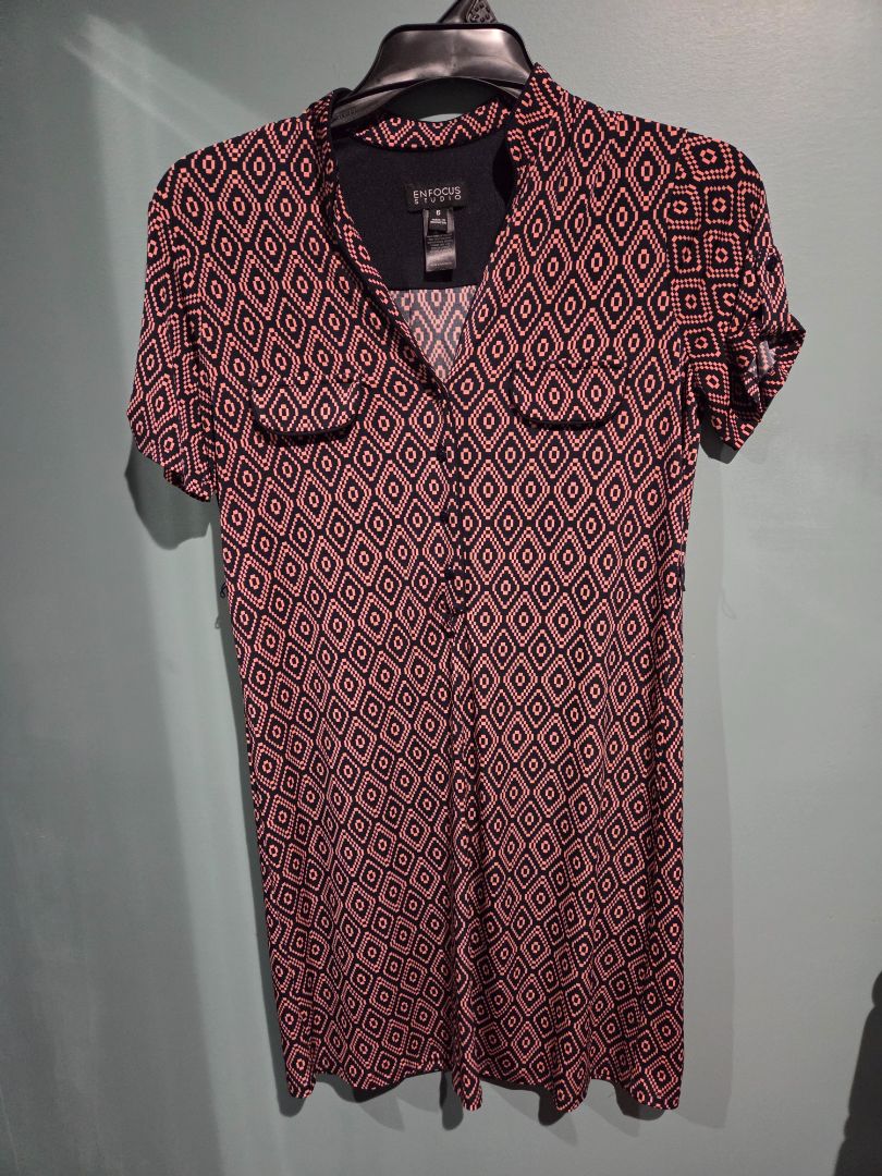 Enfocus Studio Geometric Pattern Dress, 6