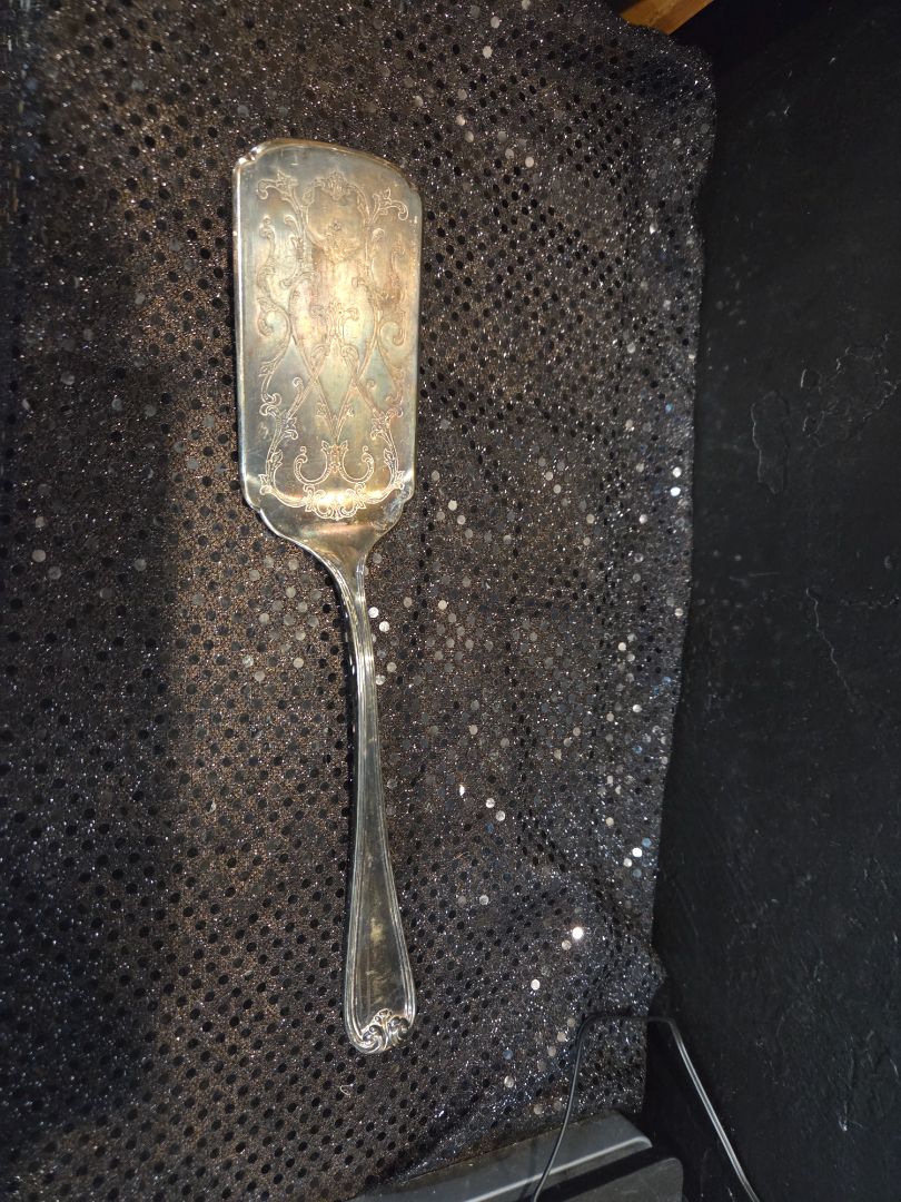 Gorham Heritage Silver Plate Cake Server Made in Italy