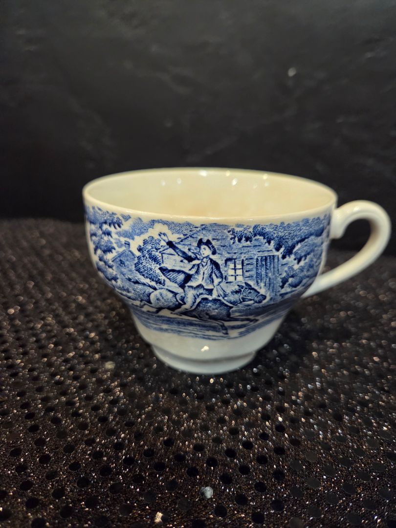 Liberty Blue Paul Revere Staffordshire Tea Cup