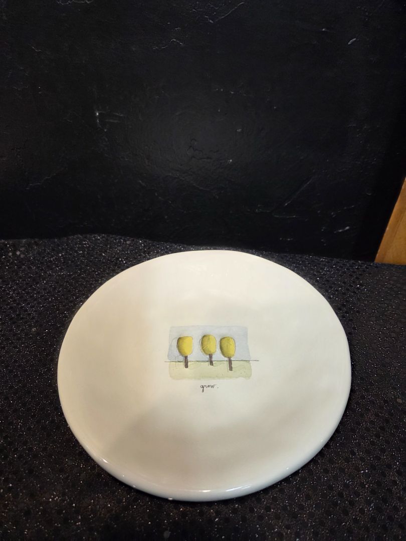 Rae Dunn for Pottery Barn Tea Garden "Create and Grow" set of 2