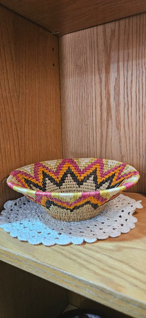 handwoven African basket