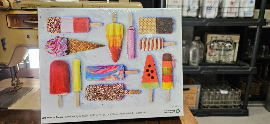 Cold colorful treats puzzle