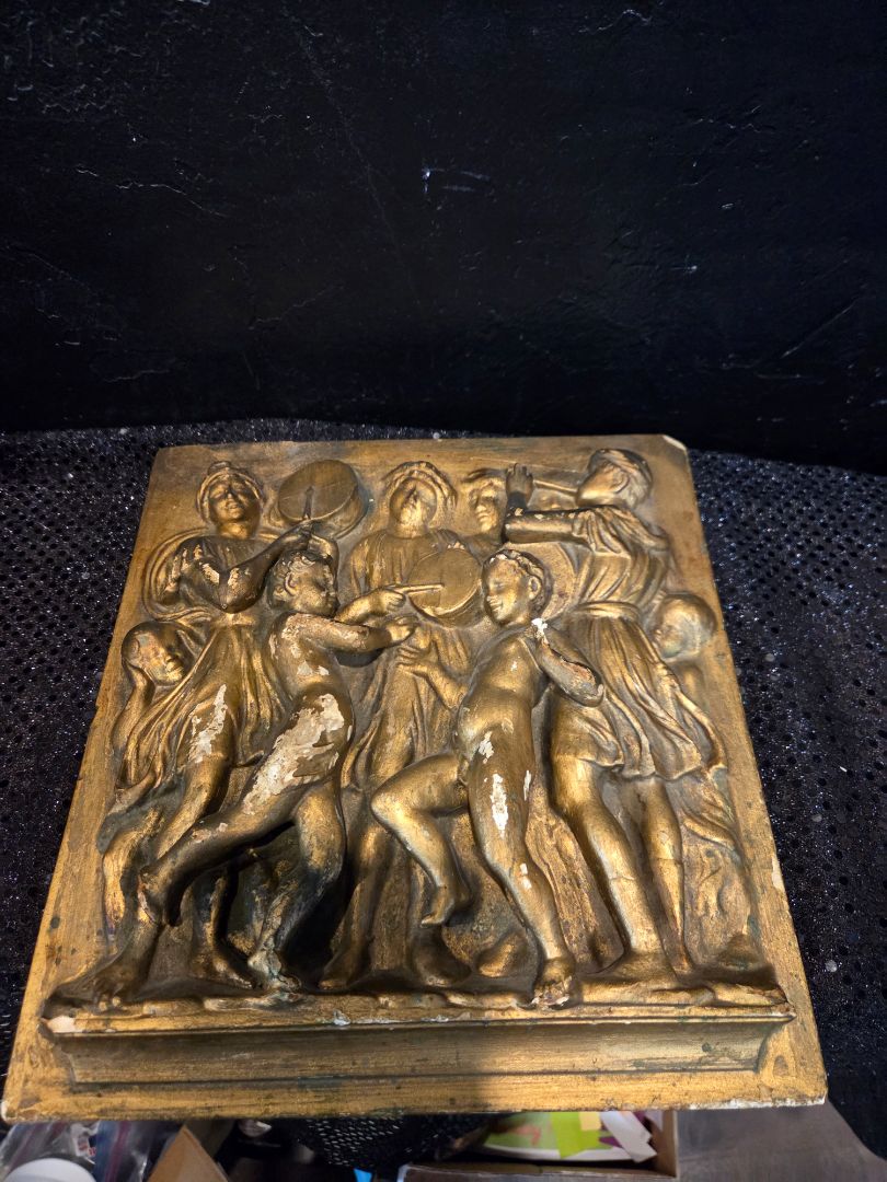 Important Panel From The Cantoria By Luca Della Robbia 19th Century