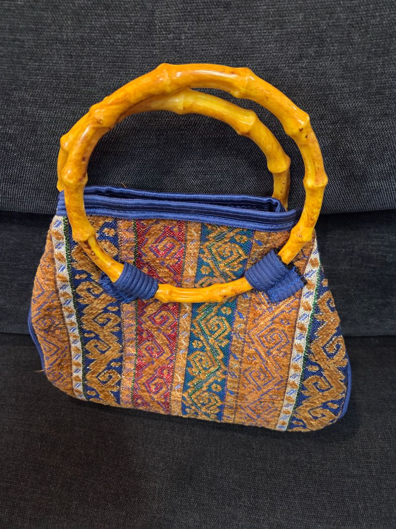 Vintage Tapestry Hand Bag