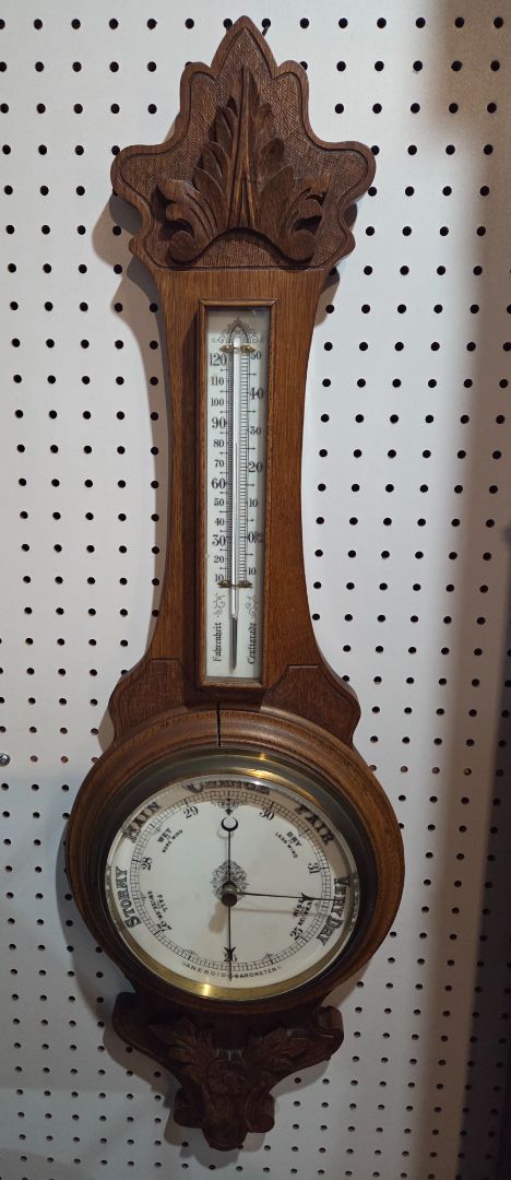 Aneroid Banjo Barometer