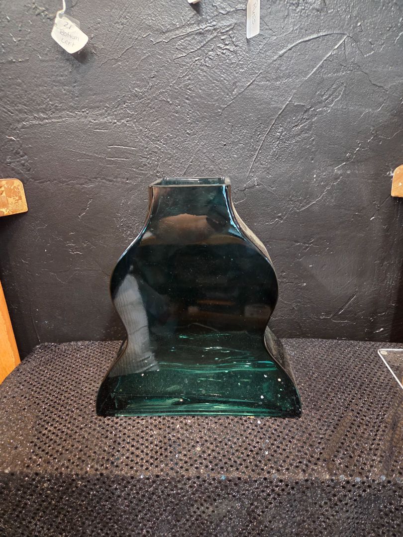 Threshold Large Green Curved Vase