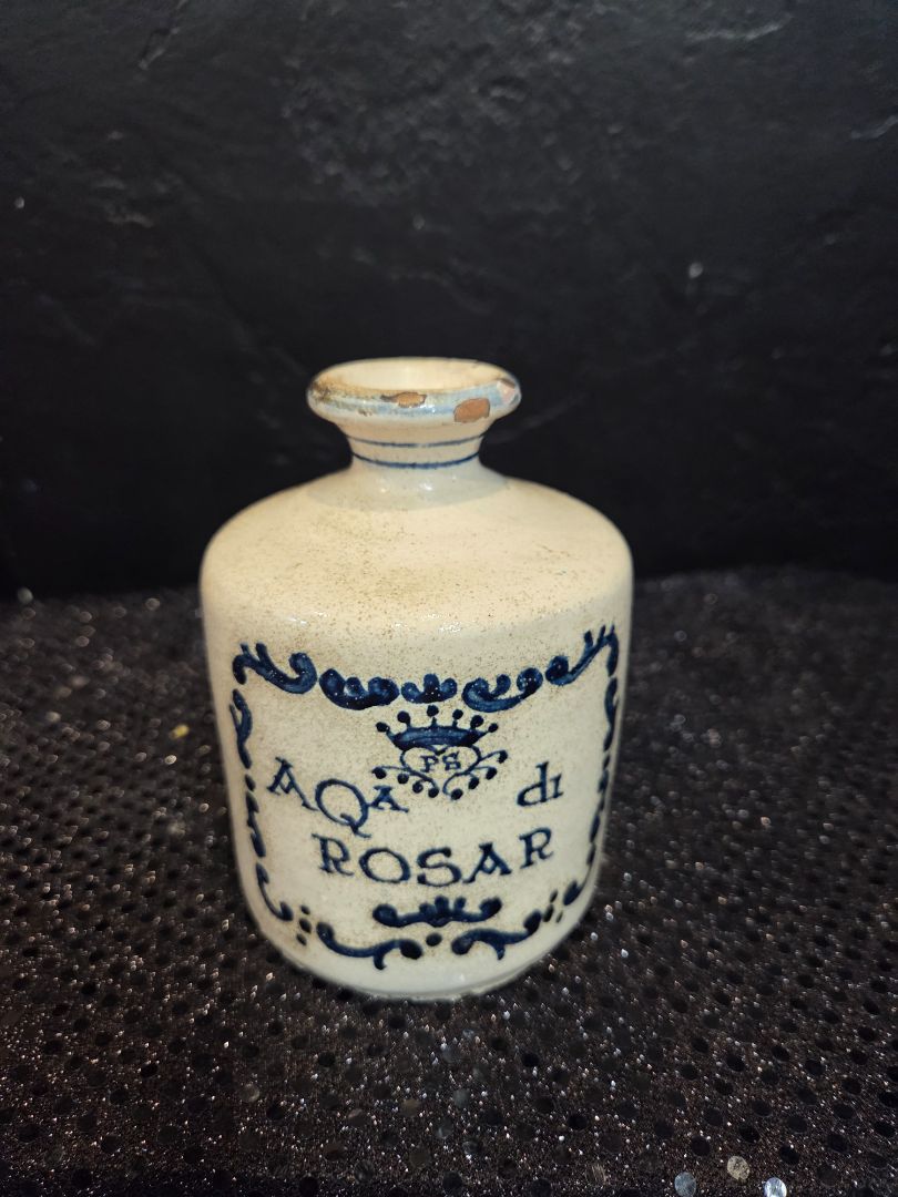 Ceramic Apothecary Jar used for Rose Water