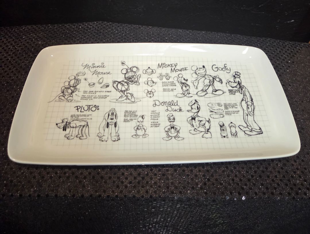 Sketchbook Dining Serving Tray Disney