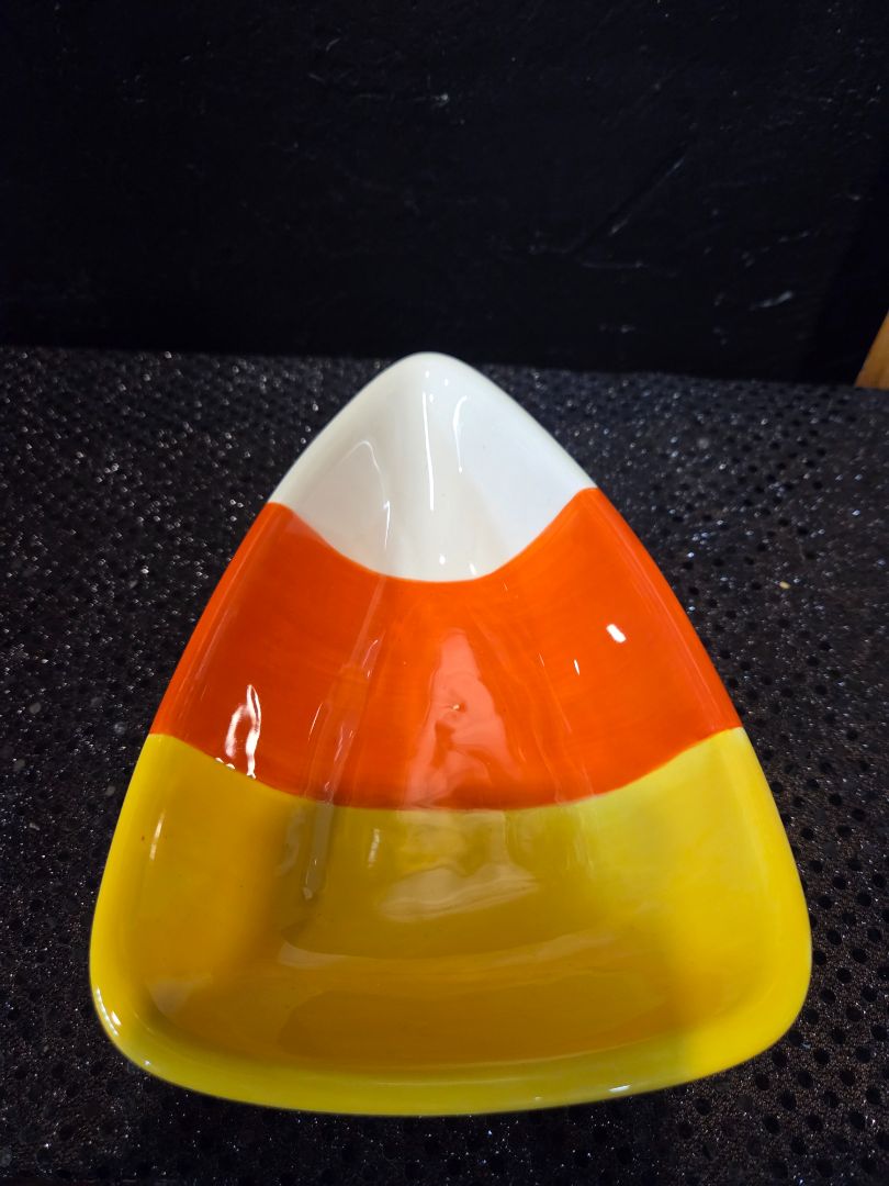 Candy Corn Bowl Ceramic