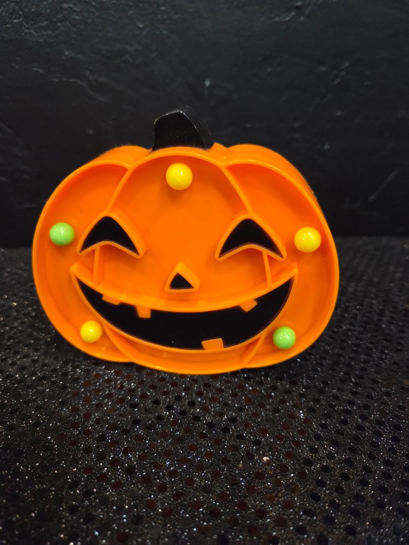Plastic Light Up Pumpkin