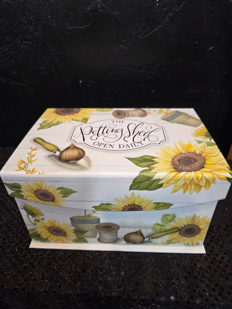 Rustic Farmhouse Style Storage Box "The Potting Shed"