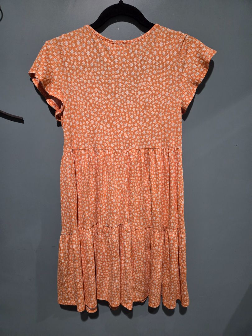 Jessica Simpson Orange Floral Dress