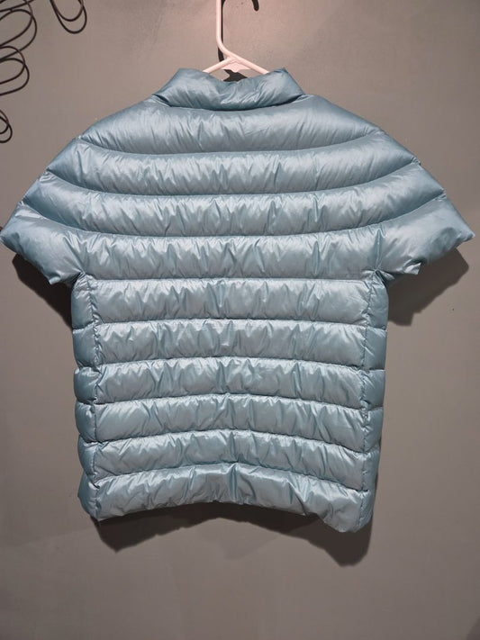 Martha Stewart Short Sleeve Quilted Down Puffer Jacket (sz M)