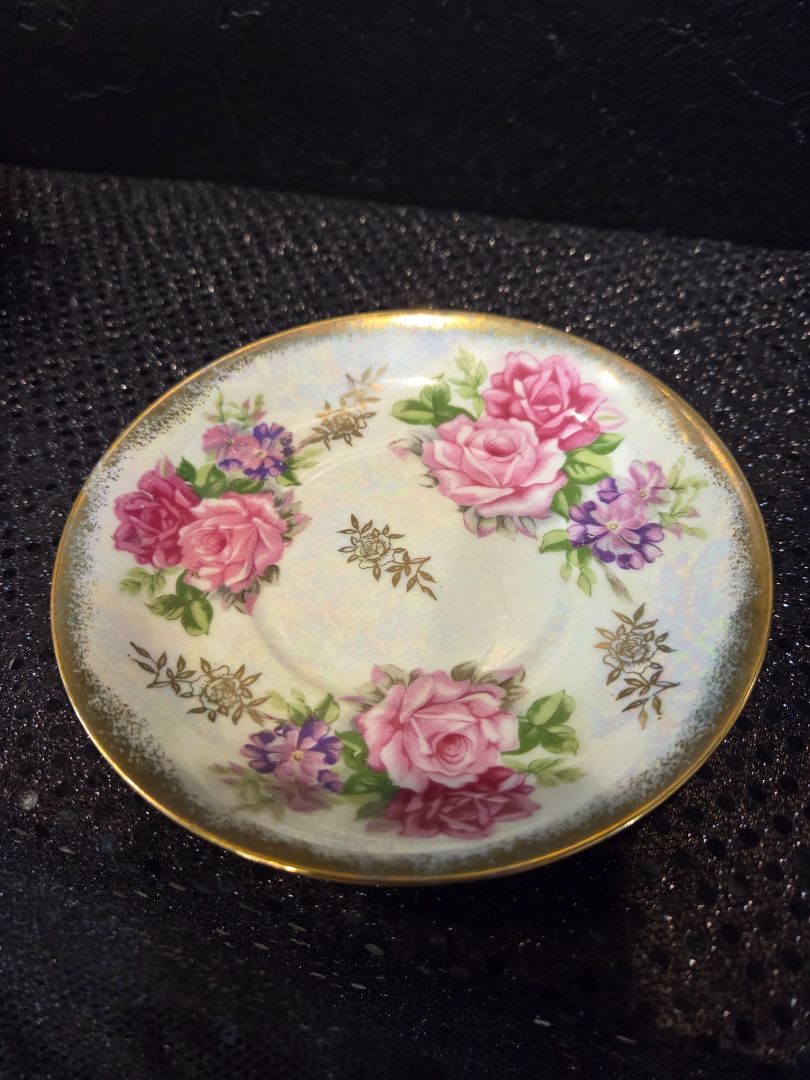 Vintage Royal Hasley Lustre Tea cup and Saucer