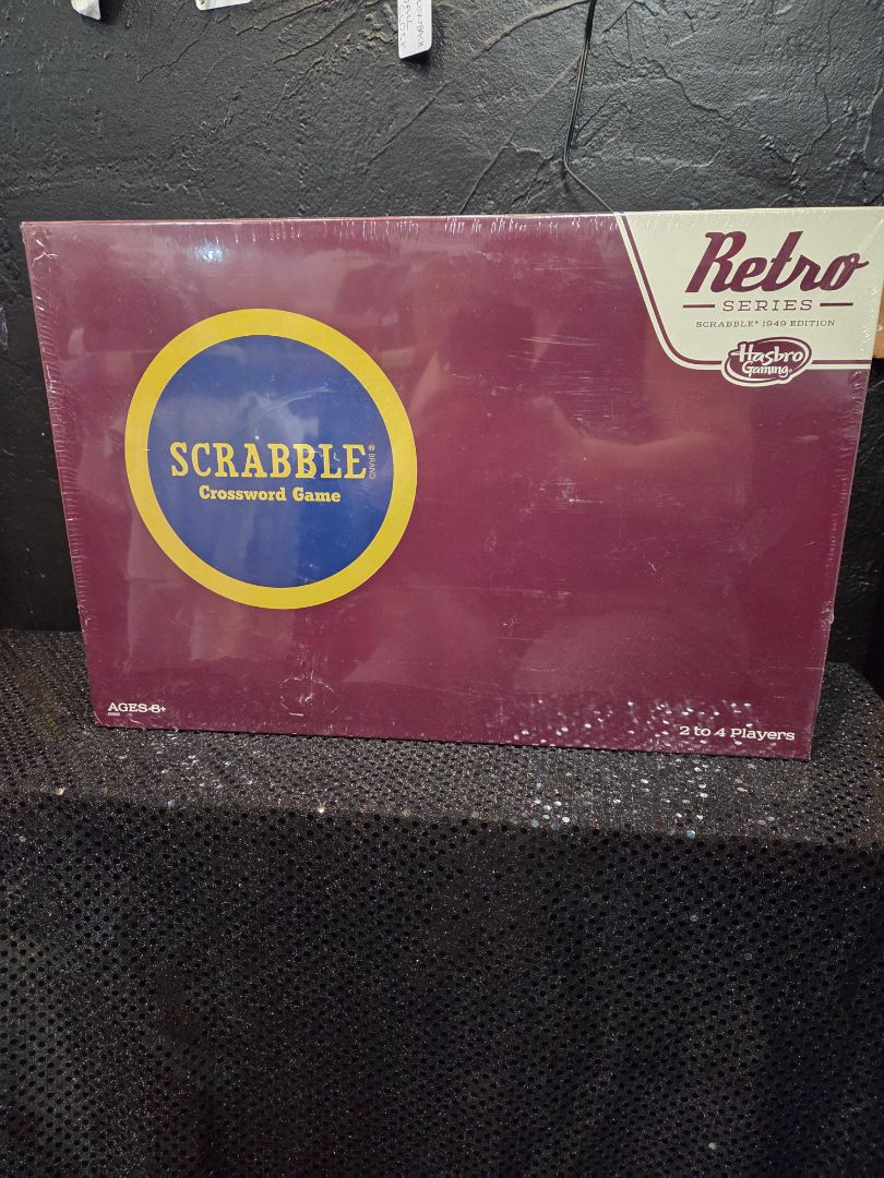 Scrabble Crossword Board Game Retro