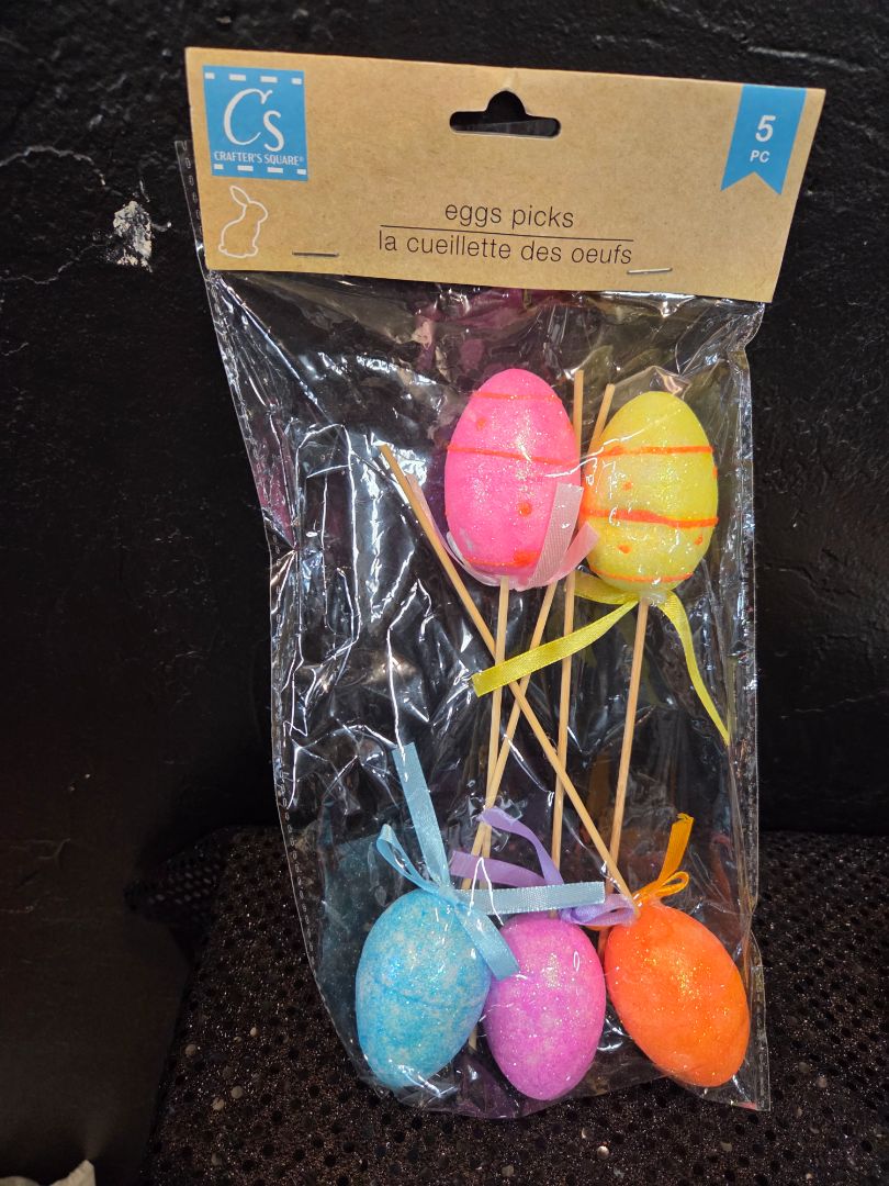 Package of Eggs on picks
