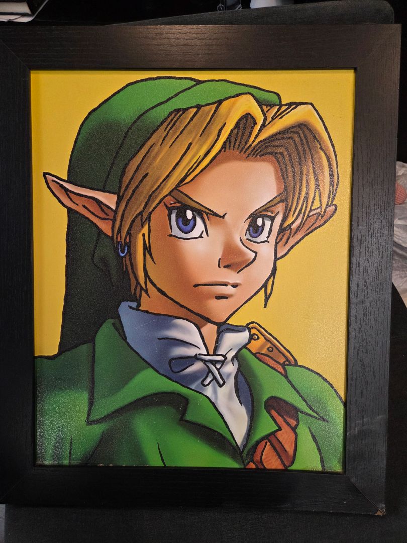 Zelda Framed Art Painting