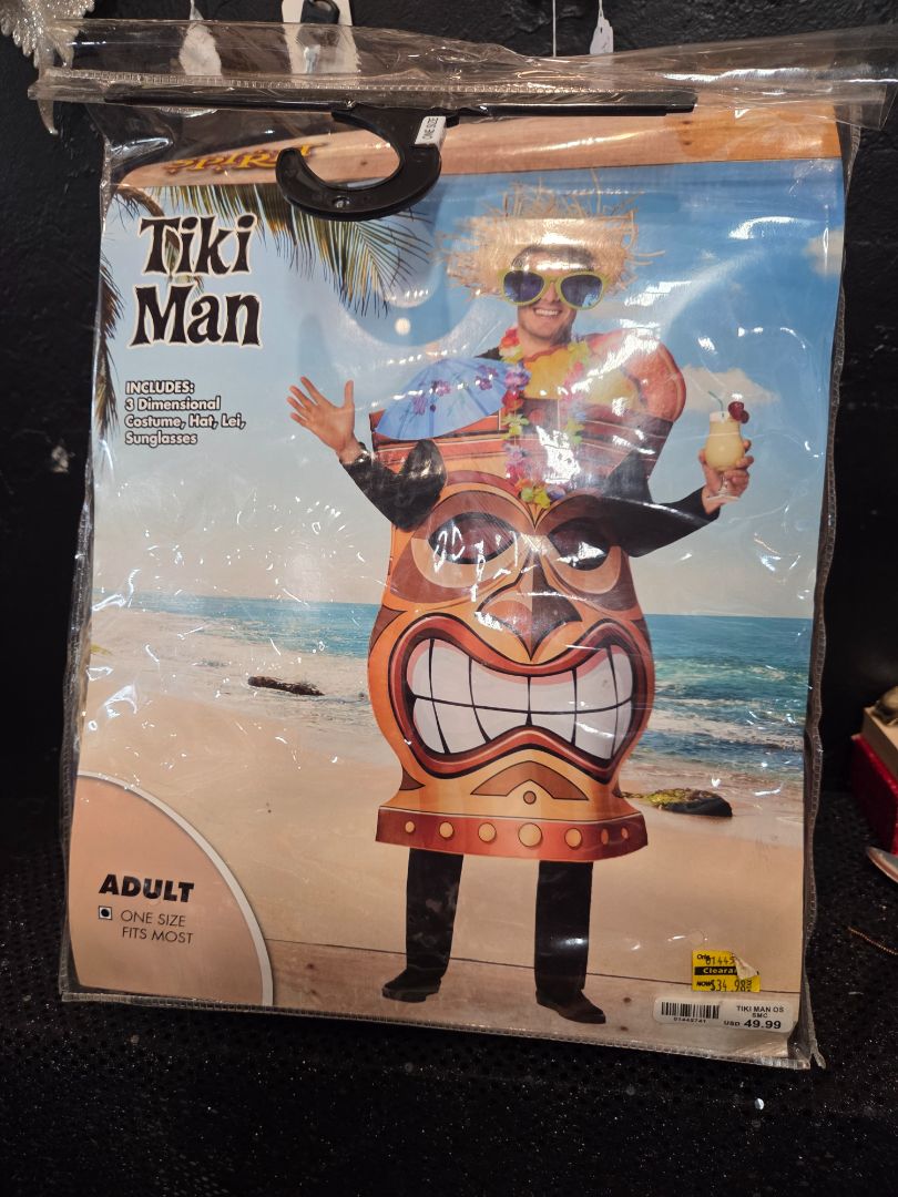 Tiki Man Costume Adult One size