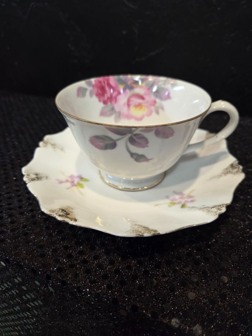 Made In Japan Tea Cup and Saucer (mismatched)