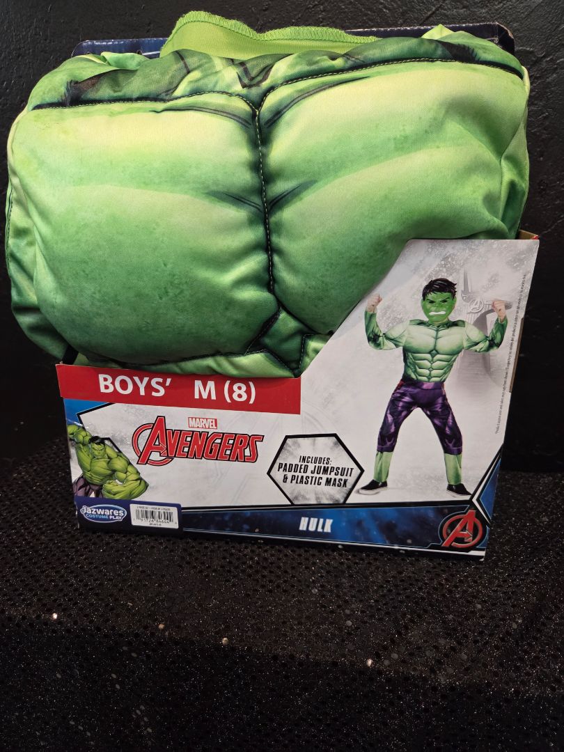 Marvel Avengers The Hulk Padded Costume (sz M 8)