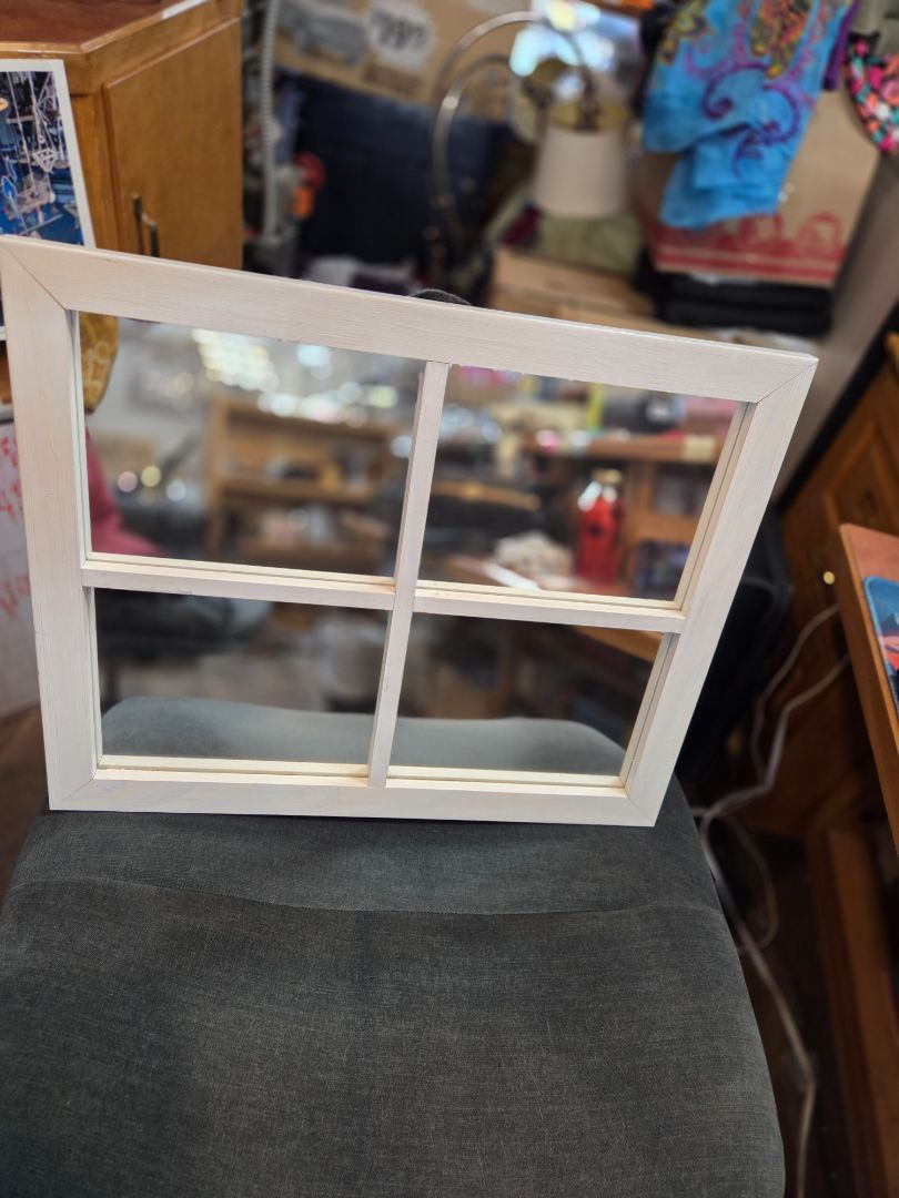 White 4 Section Mirror
