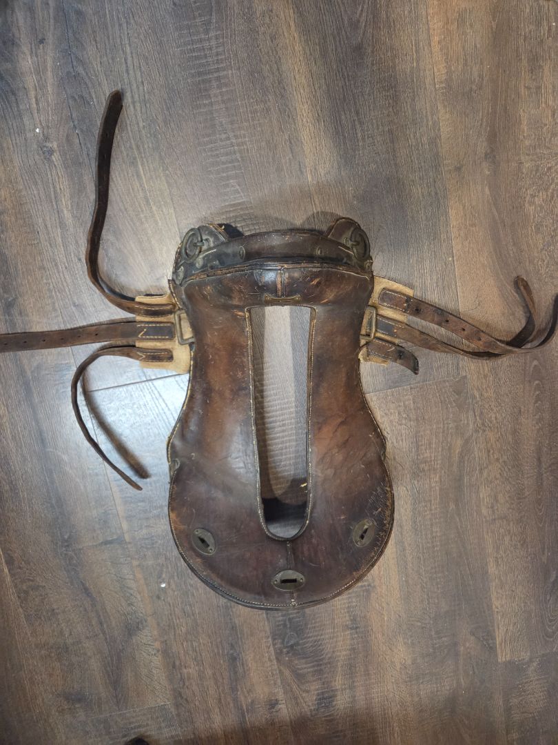 Antique Military Saddle