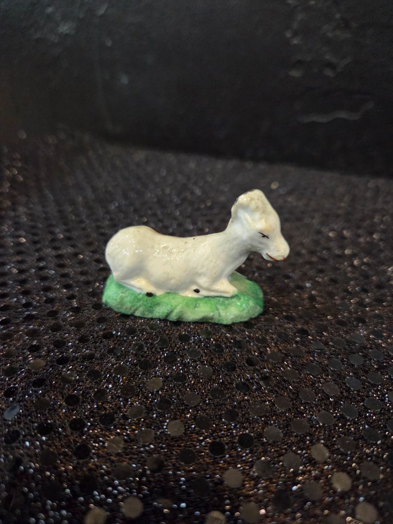 Small Porcelain Lamb