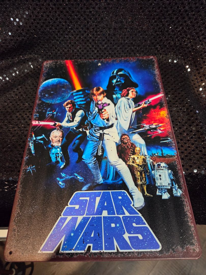 Star Wars Metal Sign