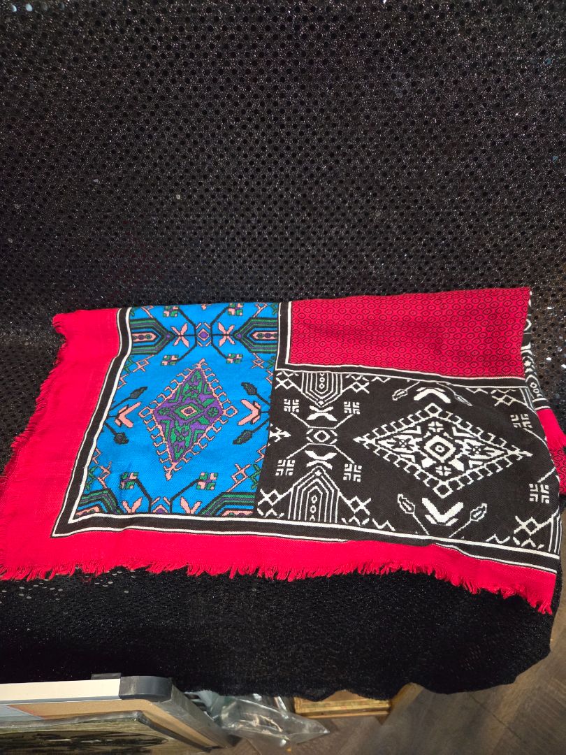 Vintage Glentex Scarf Acrylic Square