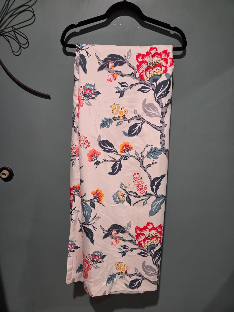 DriftAway Ada Floral Botanical Print Curtains
