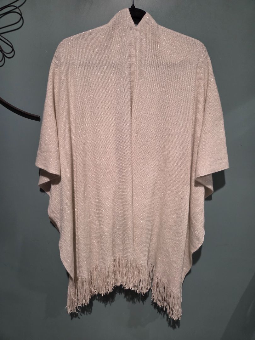 OSFM Women's Metallic Shawl