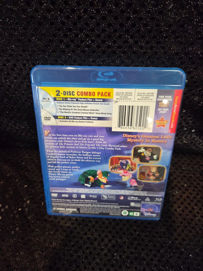 The Great Mouse Detective Blu Ray