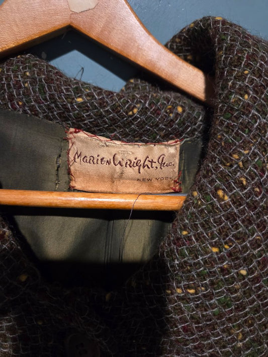 Marion Wright Tweed Coat