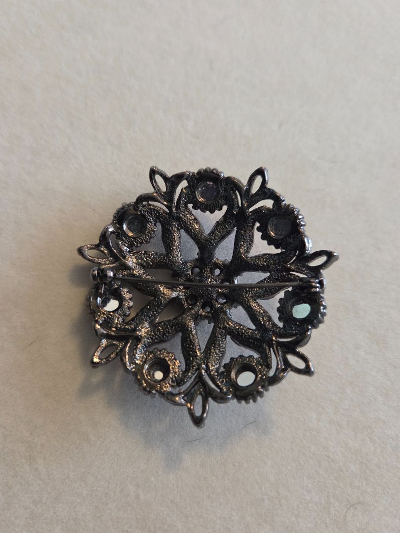 Vintage Light Pink Flower Brooch